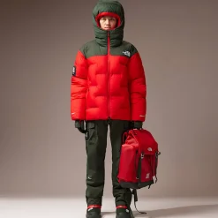 Best Sale The North Face X Undercover Soukuu Nuptse Cloud Dunjakke Dark Cedar Green-High Risk Red