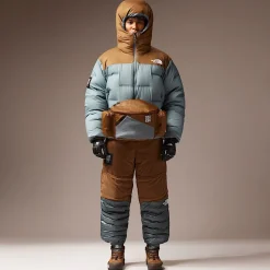 Sale The North Face X Undercover Soukuu Nuptse Cloud Dunjakke Sepia Brown-Concrete Grey