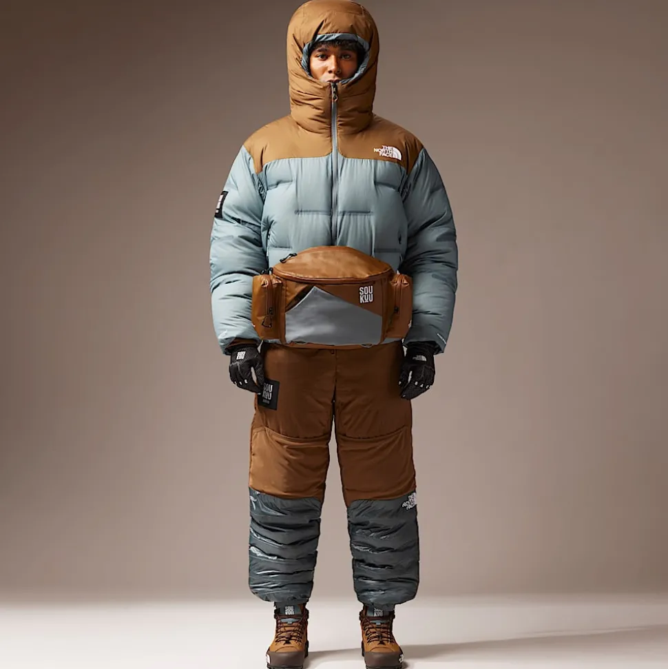 Sale The North Face X Undercover Soukuu Nuptse Cloud Dunjakke Sepia Brown-Concrete Grey