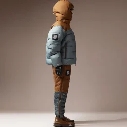 Sale The North Face X Undercover Soukuu Nuptse Cloud Dunjakke Sepia Brown-Concrete Grey