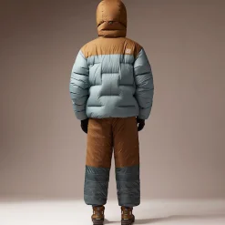 Sale The North Face X Undercover Soukuu Nuptse Cloud Dunjakke Sepia Brown-Concrete Grey