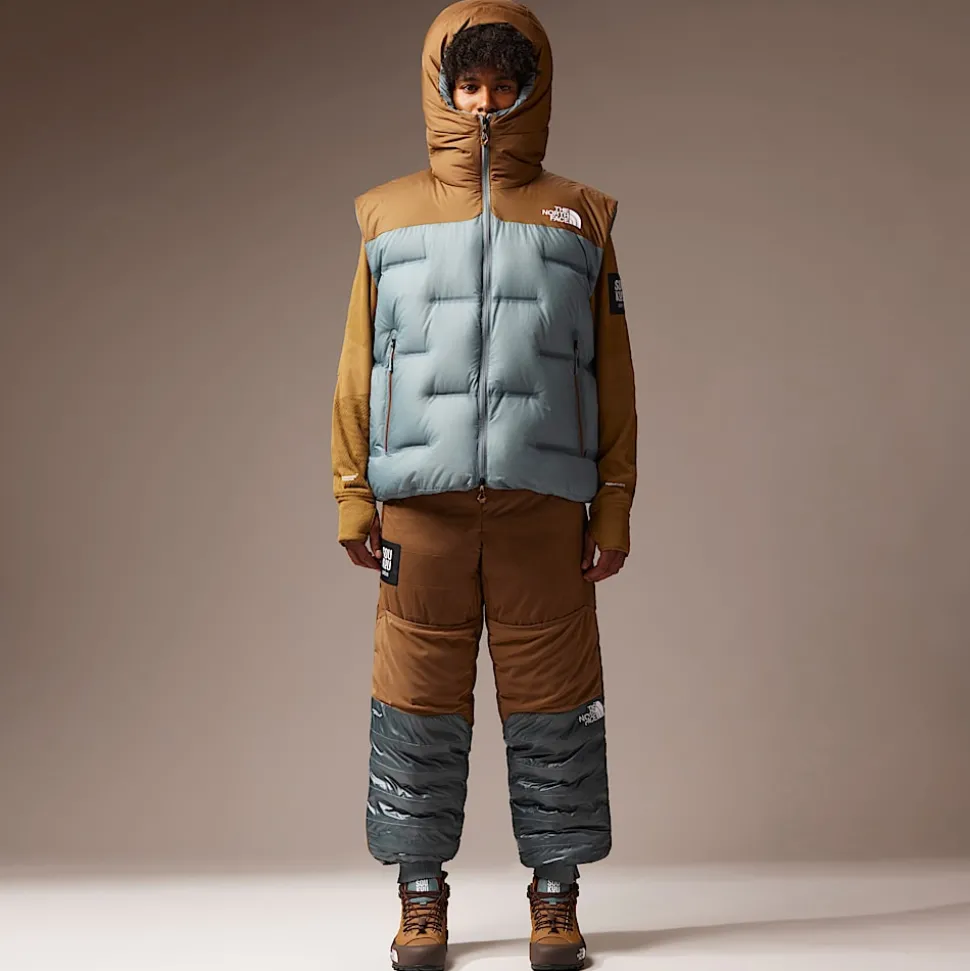 Sale The North Face X Undercover Soukuu Nuptse Cloud Dunjakke Sepia Brown-Concrete Grey