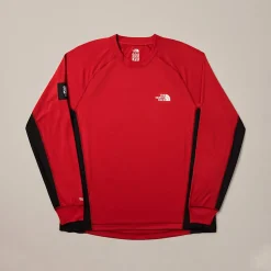 Flash Sale The North Face X UNDERCOVER SOUKUU Trail Run Langærmet T-shirt Chili Pepper Red-TNF Black