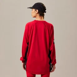 Flash Sale The North Face X UNDERCOVER SOUKUU Trail Run Langærmet T-shirt Chili Pepper Red-TNF Black