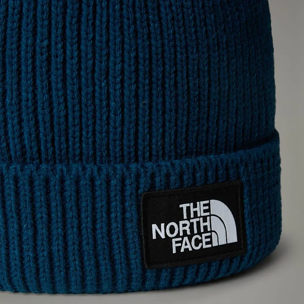 Hot The North Face TNF Box Hue Med Logo Og Pompon Midnight Petrol