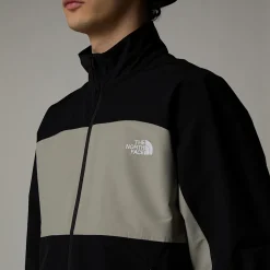 Flash Sale The North Face TNF Easy Wind Track Jakke Til Herrer TNF Black-Clay Grey