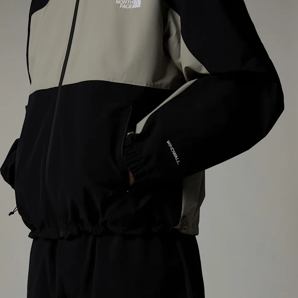 Flash Sale The North Face TNF Easy Wind Track Jakke Til Herrer TNF Black-Clay Grey