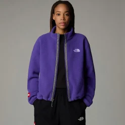 Cheap The North Face TNF Fleeski Fleece Med Lynlås Til Damer Peak Purple
