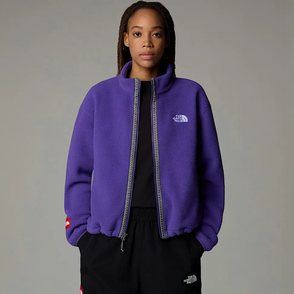 Cheap The North Face TNF Fleeski Fleece Med Lynlås Til Damer Peak Purple