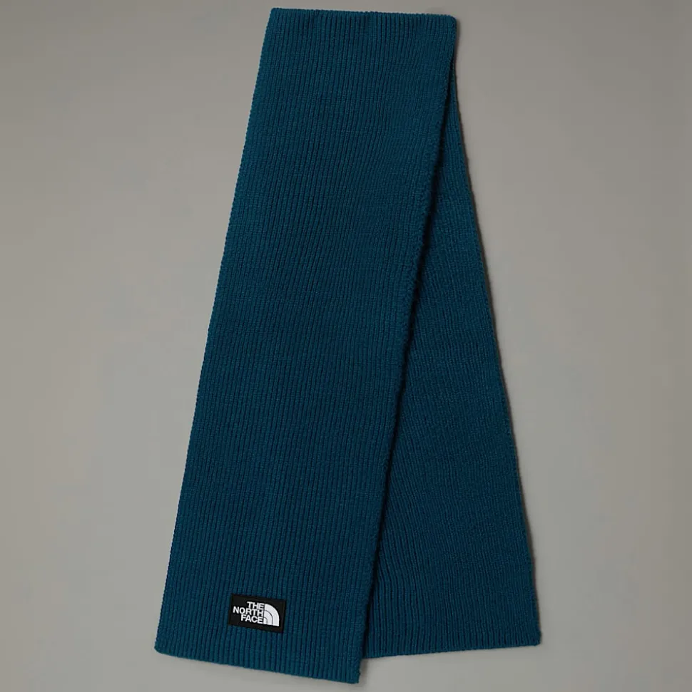 Cheap The North Face TNF Logo Box Halstørklæde Midnight Petrol