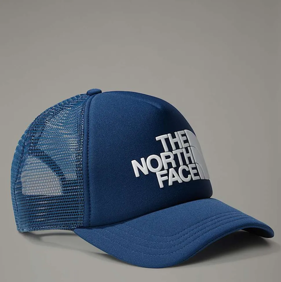 Sale The North Face TNF Logo Trucker Kasket Summit Navy