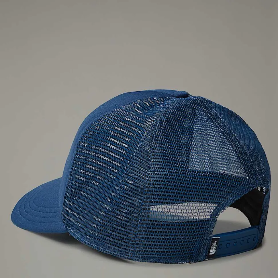 Sale The North Face TNF Logo Trucker Kasket Summit Navy