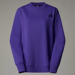 Sale The North Face Topographic Sweatshirt Til Damer Peak Purple