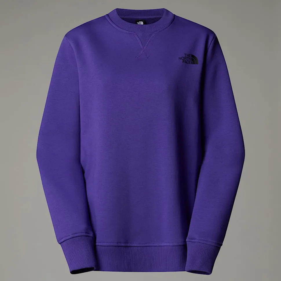 Sale The North Face Topographic Sweatshirt Til Damer Peak Purple