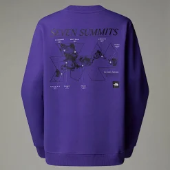 Sale The North Face Topographic Sweatshirt Til Damer Peak Purple