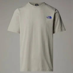 New The North Face Topographic T-shirt Til Herrer Clay Grey