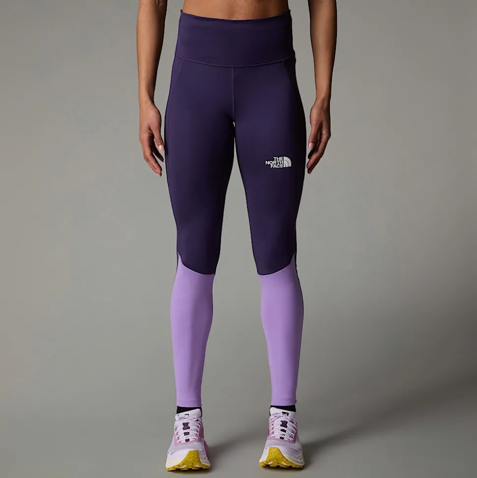 Online The North Face Trail Run Leggings Til Damer Eternal Purple-Purple Granite