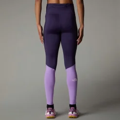 Online The North Face Trail Run Leggings Til Damer Eternal Purple-Purple Granite