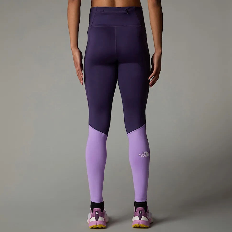 Online The North Face Trail Run Leggings Til Damer Eternal Purple-Purple Granite