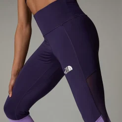 Online The North Face Trail Run Leggings Til Damer Eternal Purple-Purple Granite
