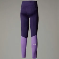 Online The North Face Trail Run Leggings Til Damer Eternal Purple-Purple Granite
