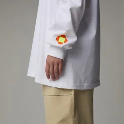 Cheap The North Face Unisex Langærmet TNF X Yinka Ilori Graphic Sweatshirt TNF White