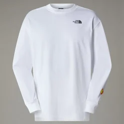 Cheap The North Face Unisex Langærmet TNF X Yinka Ilori Graphic Sweatshirt TNF White