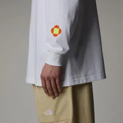 Cheap The North Face Unisex Langærmet TNF X Yinka Ilori Graphic Sweatshirt TNF White