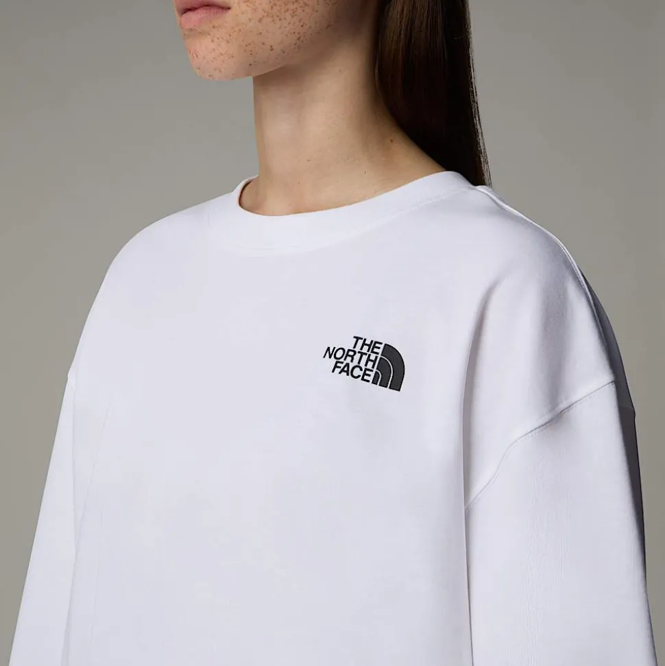 Cheap The North Face Unisex Langærmet TNF X Yinka Ilori Graphic Sweatshirt TNF White