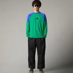 Hot The North Face Unisex Langærmet TNF X Yinka Ilori Tech T-shirt Optic Emerald