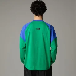 Hot The North Face Unisex Langærmet TNF X Yinka Ilori Tech T-shirt Optic Emerald