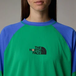 Hot The North Face Unisex Langærmet TNF X Yinka Ilori Tech T-shirt Optic Emerald