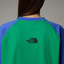 Hot The North Face Unisex Langærmet TNF X Yinka Ilori Tech T-shirt Optic Emerald
