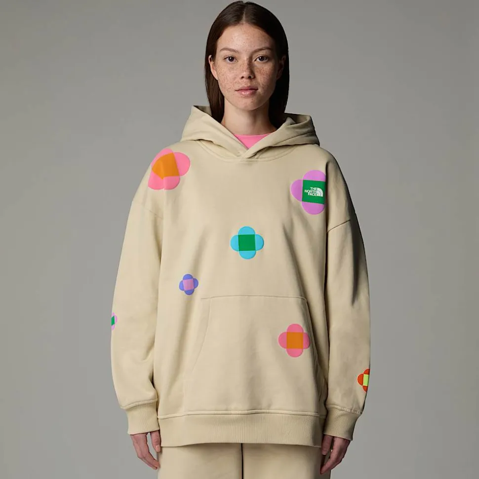 Online The North Face Unisex TNF X Yinka Ilori Let's Blossom Together Hættetrøje Gravel