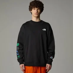 Clearance The North Face Unisex TNF X Yinka Ilori Graphic Sweatshirt TNF Black