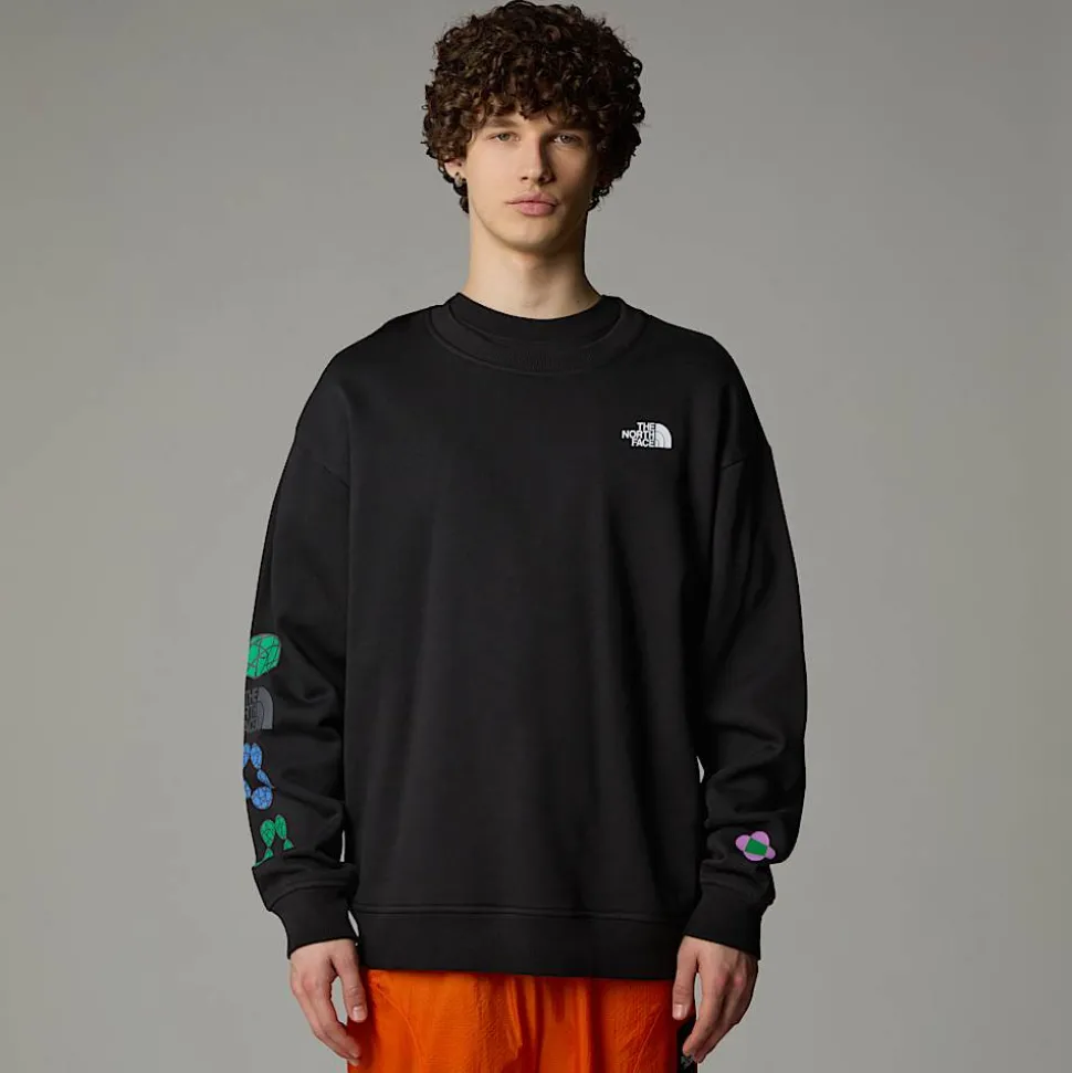 Clearance The North Face Unisex TNF X Yinka Ilori Graphic Sweatshirt TNF Black