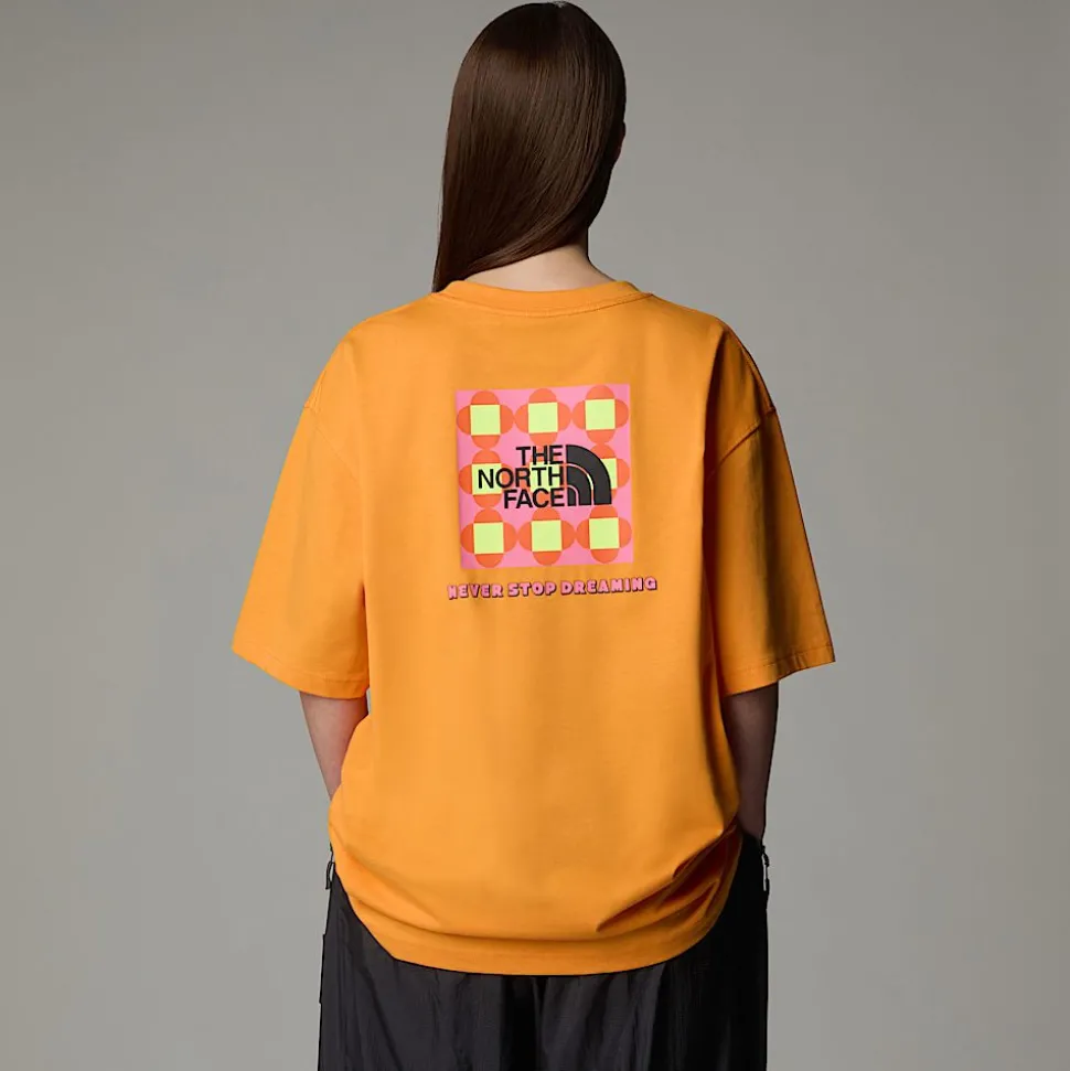Fashion The North Face Unisex TNF X Yinka Ilori Box Graphic T-shirt Apricot Glaze