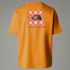 Fashion The North Face Unisex TNF X Yinka Ilori Box Graphic T-shirt Apricot Glaze