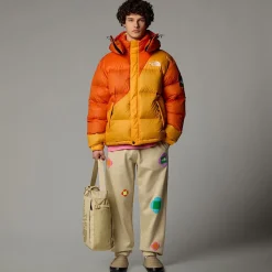 Clearance The North Face Unisex TNF X Yinka Ilori Down Dynejakke Red Orange-Apricot Glaze