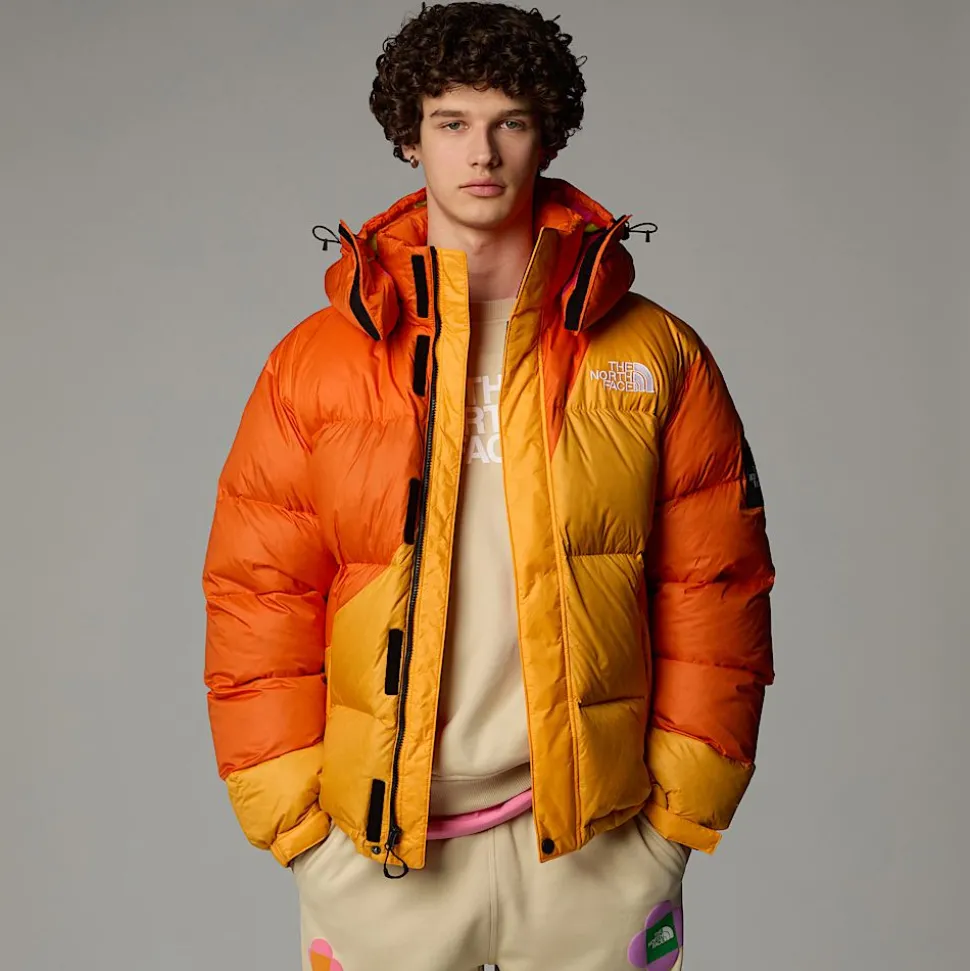 Clearance The North Face Unisex TNF X Yinka Ilori Down Dynejakke Red Orange-Apricot Glaze