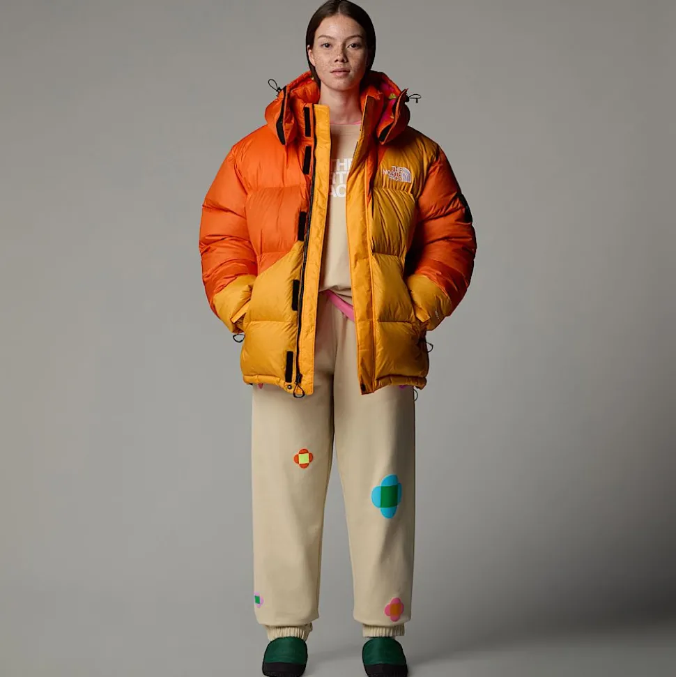 Clearance The North Face Unisex TNF X Yinka Ilori Down Dynejakke Red Orange-Apricot Glaze