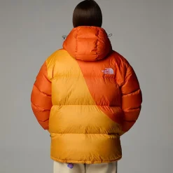 Clearance The North Face Unisex TNF X Yinka Ilori Down Dynejakke Red Orange-Apricot Glaze