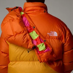 Clearance The North Face Unisex TNF X Yinka Ilori Down Dynejakke Red Orange-Apricot Glaze