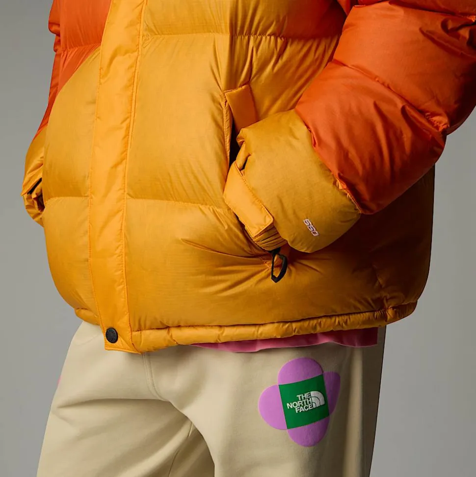 Clearance The North Face Unisex TNF X Yinka Ilori Down Dynejakke Red Orange-Apricot Glaze