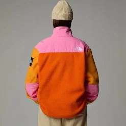 New The North Face Unisex TNF X Yinka Ilori Retro Denali Jakke Red Orange-Apricot Glaze