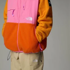 New The North Face Unisex TNF X Yinka Ilori Retro Denali Jakke Red Orange-Apricot Glaze