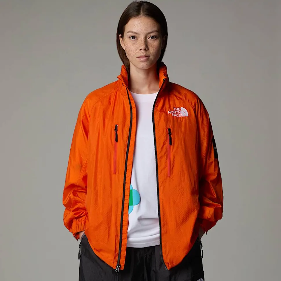 Sale The North Face Unisex TNF X Yinka Ilori Wind Skaljakke Red Orange