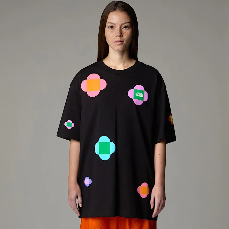 Hot The North Face Unisex TNF X Yinka Ilori Let's Blossom Together T-shirt TNF Black