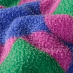 Cheap The North Face Unisex Vendbar TNF X Yinka Ilori Fleecejakke Med Tryk Solar Blue Lets Blossom Together Print