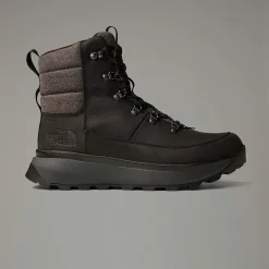 New The North Face Vandtætte Bergen Leather Snow Boots Til Herrer TNF Black-TNF Black